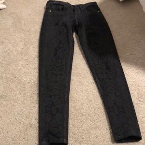 ZARA snakeskin skinny jeans size 2